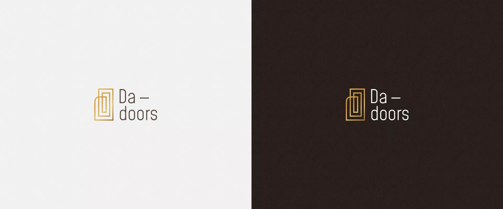 Разработка логотипа для компании «DA-DOORS» в Олёкминске